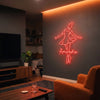 Ballet Neon Sign Custom, Name Dancer LED Light, Girls Room Decor