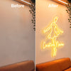 Ballet Neon Sign Custom, Name Dancer LED Light, Girls Room Decor