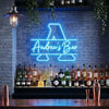 Bar Neon Sign Custom, Name Beer Mug LED Light, Home Bar Man Cave Wall Decor