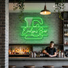 Bar Neon Sign Custom, Name Beer Mug LED Light, Home Bar Man Cave Wall Decor
