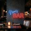 Bar Neon Sign Custom, Name Block Letter LED Light, Home Bar Wall Decor