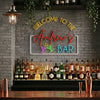 Bar Neon Sign Custom, Name Cocktail LED Light, Home Bar Lounge Wall Decor