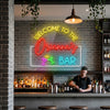 Bar Neon Sign Custom, Name Cocktail LED Light, Home Bar Lounge Wall Decor