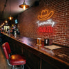 Bar Neon Sign Custom, Name Cowboy Hat LED Light, Western Bar Decor