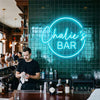 Bar Neon Sign Custom, Name LED Light, Home Bar Man Cave Wall Decor Gift
