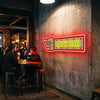 Bar Neon Sign Custom, Name Pointing Hand LED Light, Home Bar Man Cave Decor