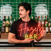 Bar Neon Sign Custom, Name Script LED Light, Home Bar Man Cave Wall Decor
