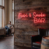 Bar Neon Sign Custom, Name Script LED Light, Lounge Wall Decor