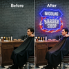 Barber Shop Neon Sign Custom, Name Badge LED Light, Salon Wall Decor