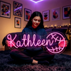 Baseball Neon Sign Custom, Name Ball LED Light, Boys Room Wall Decor