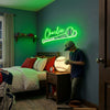 Baseball Neon Sign with Name, Bat Ball LED Light, Boys Room Wall Sports Decor
