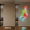 Basketball Neon Sign Custom, Dunk Player LED Light, Boys Room Wall Sports Decor