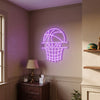 Basketball Neon Sign Custom, Name Hoop LED Light, Boys Room Wall Decor
