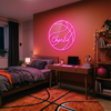Basketball Neon Sign with Name, Ball LED Light, Kids Room Wall Sports Decor