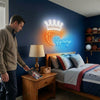 Basketball Neon Sign with Name, Crown LED Light, Boys Room Wall Sports Decor