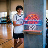 Basketball Neon Sign with Name, Custom Hoop LED Light, Boys Room Wall Decor