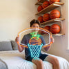 Basketball Neon Sign with Name, Hoop Backboard LED Light, Boys Room Wall Decor