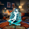 Basketball Neon Sign with Name Number, Player LED Light, Boys Room Wall Decor