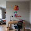 Basketball Neon Sign with Name, Spinning Ball LED Light, Boys Room Wall Decor