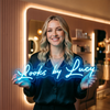 Beauty Neon Sign Custom, Name Floral LED Light, Salon Backdrop Wall Decor