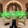 Beauty Neon Sign Custom, Name Floral LED Light, Salon Backdrop Wall Decor