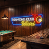 Billiard Neon Sign Custom, Cue Master Pool Table LED Light, Game Room Decor