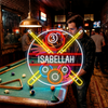 Billiard Neon Sign Custom, Name Crossed Cues LED Light, Game Room Decor