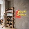 Boutique Neon Sign Custom, Dress Form LED Light, Sewing Shop Decor