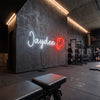 Boxing Neon Sign Custom, Name Glove LED Light, Gym Wall Decor