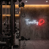 Boxing Neon Sign Custom, Name Glove LED Light, Gym Wall Decor