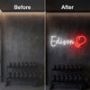 Boxing Neon Sign Custom, Name Glove LED Light, Gym Wall Decor