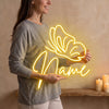 Butterfly Neon Sign Custom, Name Butterfly LED Light, Girls Room Decor