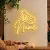 Butterfly Neon Sign Custom, Name Butterfly LED Light, Girls Room Decor