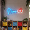 Cherry Neon Sign Custom, Name Fruit LED Light, Girls Room Wall Decor