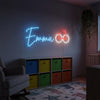 Cherry Neon Sign Custom, Name Fruit LED Light, Girls Room Wall Decor