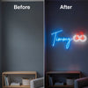 Cherry Neon Sign Custom, Name Fruit LED Light, Girls Room Wall Decor