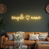 Couple Names Neon Sign Custom, Heart LED Light, Wedding Wall Decor
