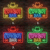 Cowboy Bar Neon Sign Custom, Hat LED Light, Western Home Bar Man Cave Decor