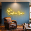 Cowboy Neon Sign Custom, Name Bandana LED Light, Western Room Decor