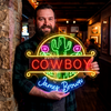 Cowboy Neon Sign Custom, Western Cactus LED Light, Bar Wall Decor