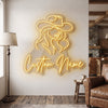 Cowgirl Neon Sign Custom, Name Hat LED Light, Western Wall Decor