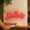 Crown Neon Sign Custom, Name LED Light, Girls Bedroom Wall Vanity Decor Gift