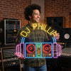 DJ Neon Sign Custom, Name Headphone LED Light, DJ Booth Studio Wall Decor