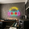 DJ Neon Sign Custom, Name Headphone LED Light, DJ Booth Studio Wall Decor