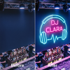 DJ Neon Sign Personalized, Name Headphone LED Light, DJ Booth Studio Decor
