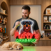 Dog Neon Sign Custom, Pet Name LED Light, Pet Shop Home Wall Decor Gift