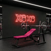 Fitness Gym Neon Sign - Custom X Kettlebell Red