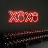 Fitness Gym Neon Sign - Custom X Kettlebell Red