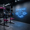 Fitness Neon Sign Custom, Name Barbell LED Light, Gym Wall Decor