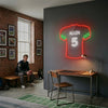 Football Jersey Neon Sign Custom, Name Number LED Light, Boys Room Wall Decor